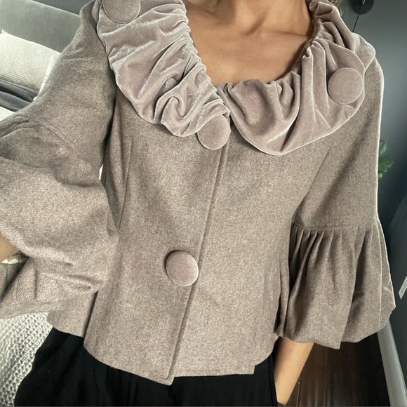 Miu Miu Dress Jacket - Tan - Size Small - Picture 1 of 14